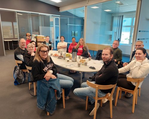F&ouml;retagsvolont&auml;rer hj&auml;lpte till